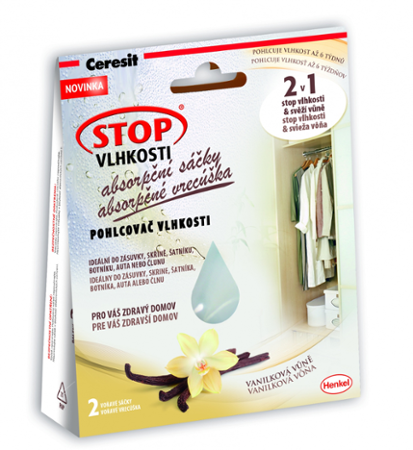 Ceresit Stop vlhkosti sáčky 2x50g, vůně vanilka
