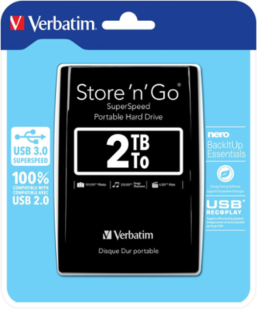 Verbatim Store 'n' Go 2TB, 2,5