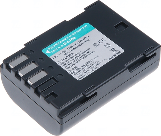 T6 power Pentax D-Li90, 1700mAh