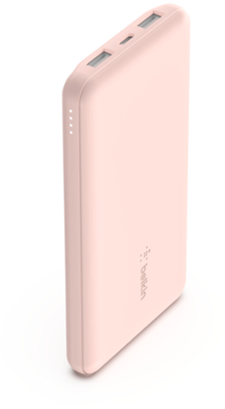 Belkin USB-C PowerBanka, 10000mAh, růžová