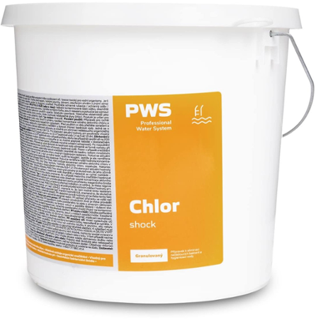 PWS Chlor šok 3kg - organický granulát