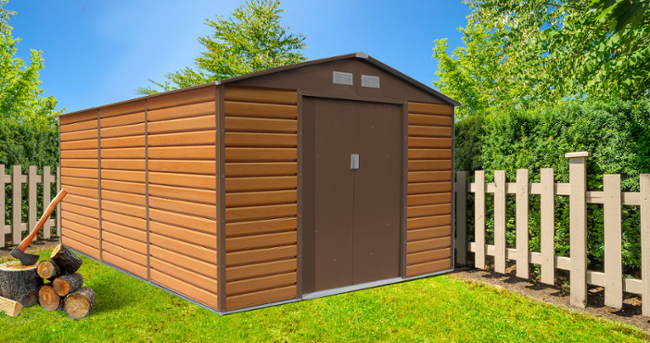 Zahradní domek G21 GAH 1300 hnědý