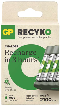 GP Eco E441 + 4× AA ReCyko 2100 1604844110