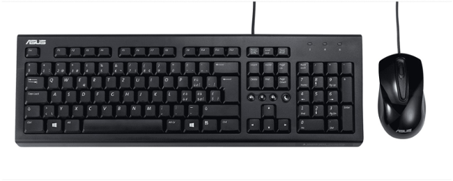 ASUS U2000 Keyboard + Mouse Set CZ/SK (BK)