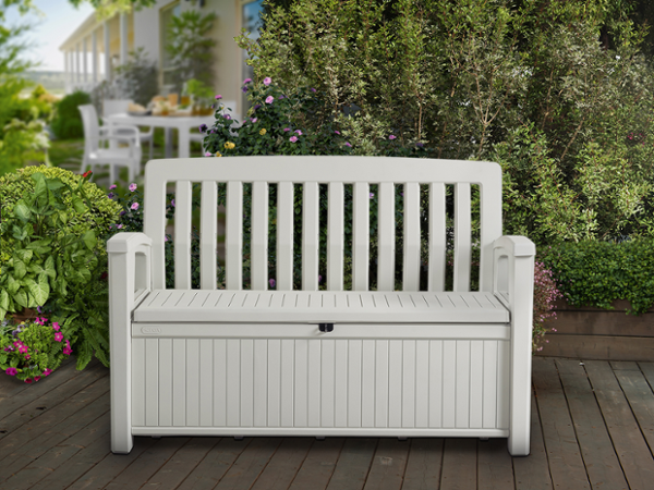 Keter 253818 Patio Bench bílá