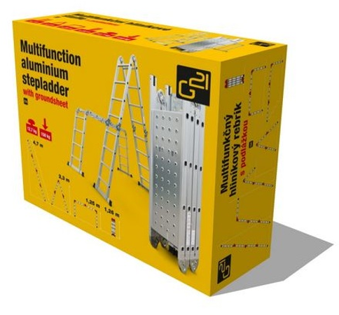 G21 Štafle GA SZ 4x4 4,6M + podlážka G21