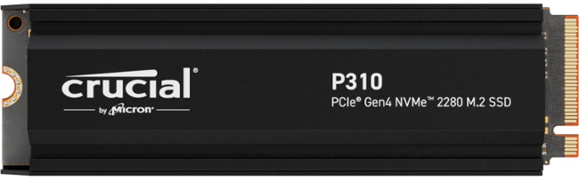 Crucial P310/2TB/SSD/0/M.2 NVMe/Černá/Heatsink/5R