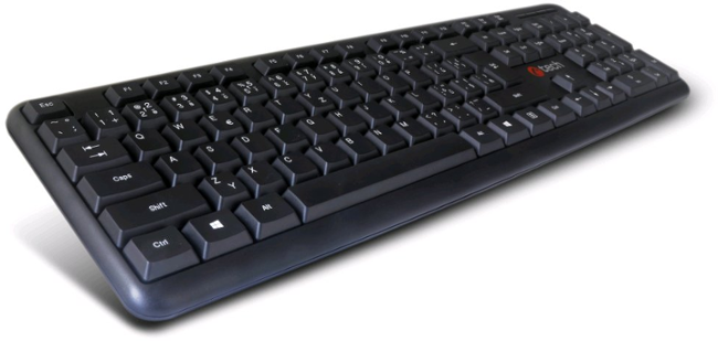 C-TECH KB-102/Drátová USB/CZ-SK layout/Černá