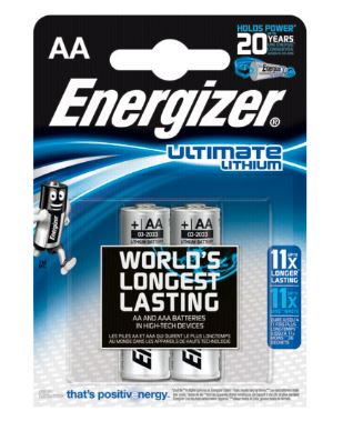 Baterie Energizer lithium tužka AA 2KS