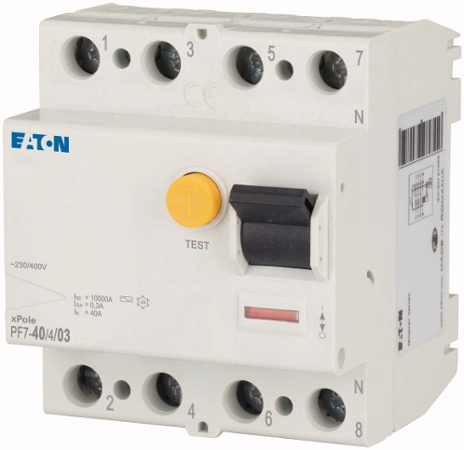 Eaton PF7-40/4/03 40A 300mA AC 263588