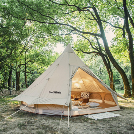 Naturehike bavlněný stan na glamping Pyramida 12.3