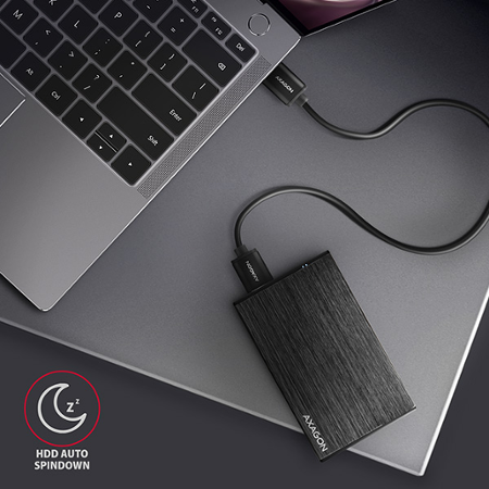 AXAGON EE25-XA6 ALINE černý