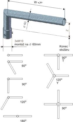 Výložník SK 1-300/Z
