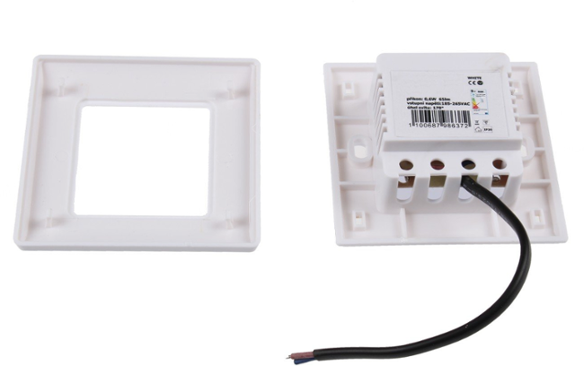 LED vestavné svítidlo PIR-RAN-W bílé, Denní bílá