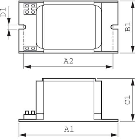 Philips BSN 150 K407-ITS 230/240V 50Hz BC2-134 Elektromagnetický předřadník