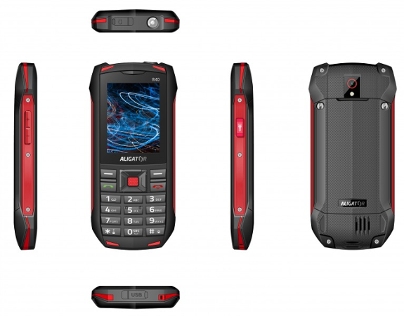 Aligator R40 eXtremo černo-červený