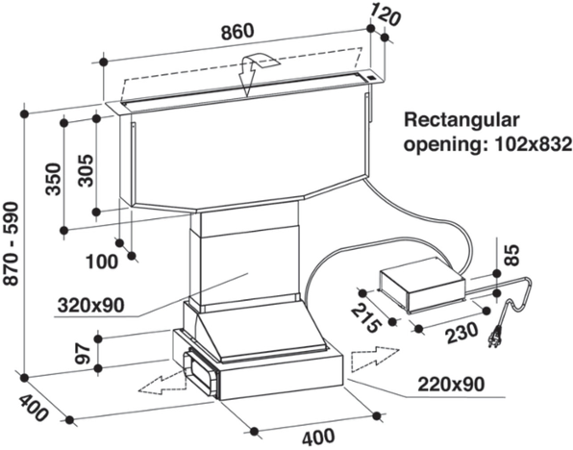 Whirlpool WDO 93F B K