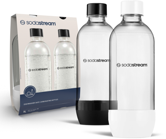 SodaStream JET 2x1L Black&White 