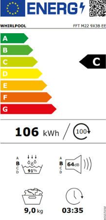 Whirlpool FFT M22 9X3B EE