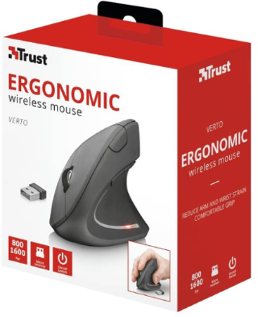 Trust Verto Wireless Ergonomic Mouse 22879