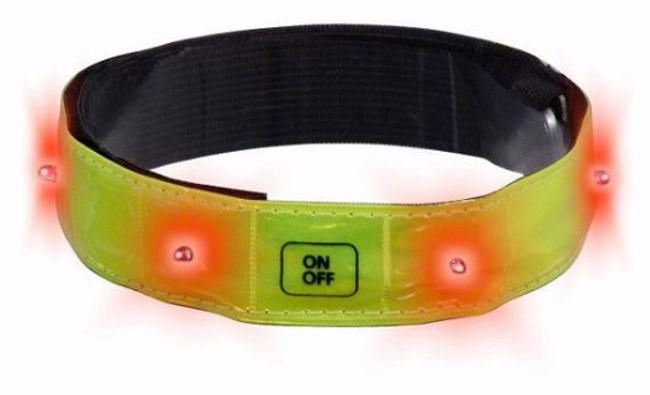 Compass Pásek reflexní svítící 4LED