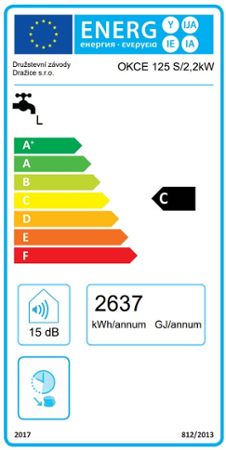 Dražice OKCE 125 S/2,2kW