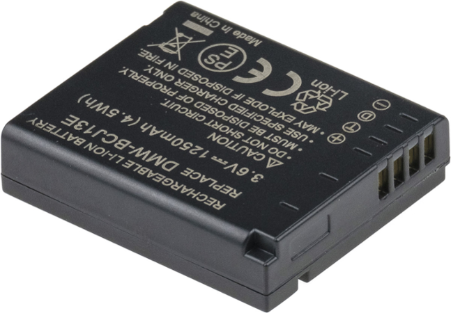 T6 power Panasonic DMW-BCJ13, DMW-BC13, BP-DC10, 1250mAh
