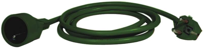 Prodlužovací kabel spojka 5m zelená