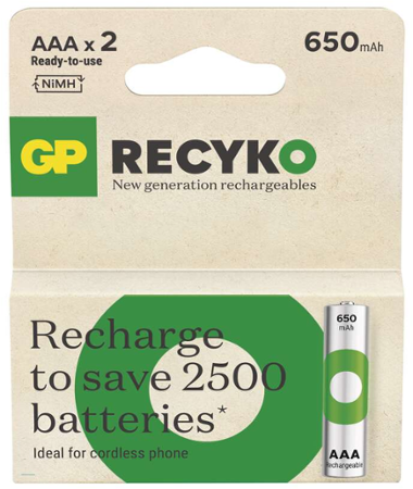 GP ReCyko 650 AAA 2 ks 1032122062