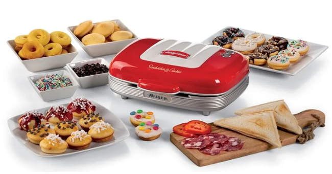 Ariete Party Time Sandwiches & Cookies 1972, červený