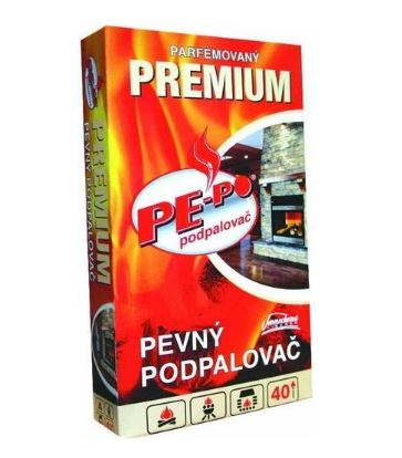 PE-PO Podpalovač Premium pevný 40 podpalů 300g