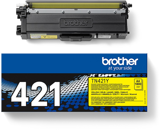 Brother TN-421Y, toner yellow, 1 800 str.