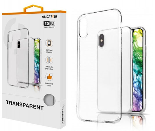 ALIGATOR Pouzdro Transparent Apple iPhone 15 Plus