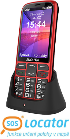 Aligator A830 Senior červený