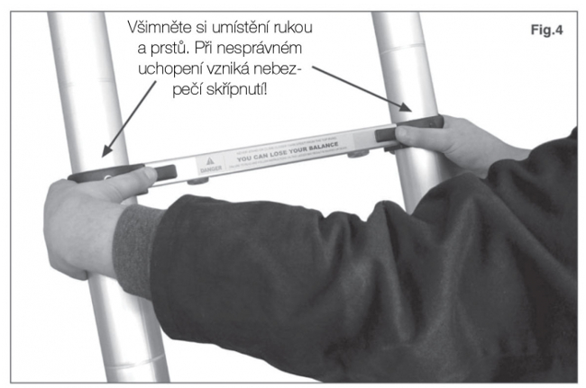 G21 Teleskopický žebřík GA- TZ7- 2M, hliníkový