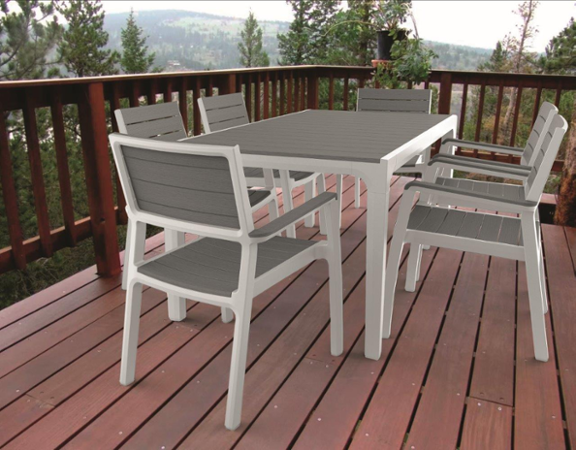 Keter Harmony bílé / světle šedé