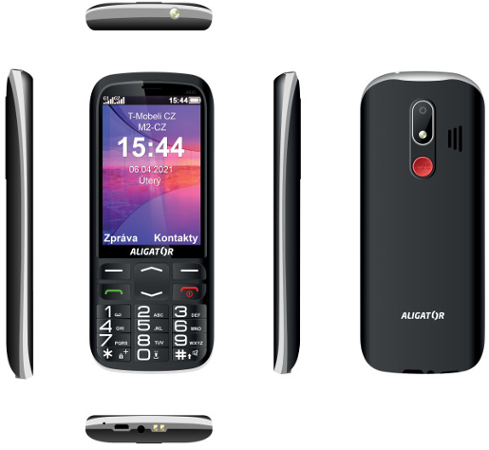 Aligator A830 Senior černý