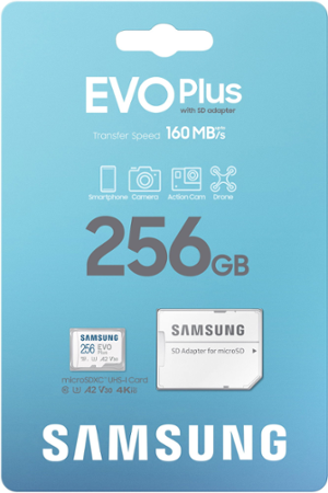 Samsung MicroSDXC 256GB + SD adaptér MB-MC256SA/EU