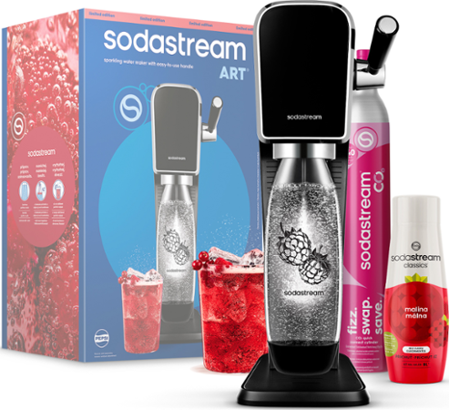 Sodastream ART Black Malina Zero Mpack