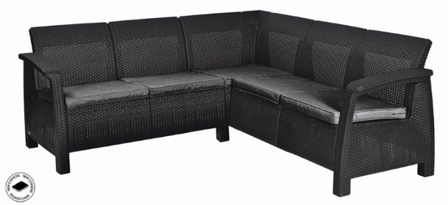 Keter Corfu Relax grafitová