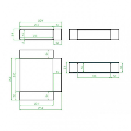 Faber horizontální T-KUS 87-582 