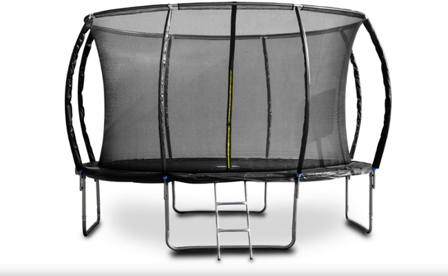 G21 SpaceJump 366 cm + ochranná síť + žebřík černá