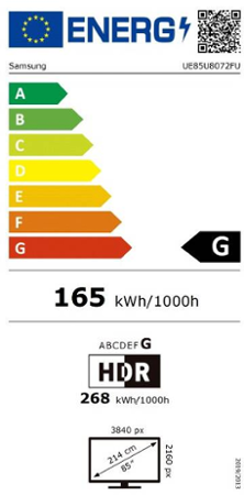 Samsung UE85U8072F