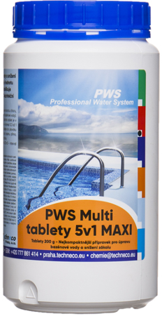 Multi tablety 5v1 do bazénu 200g 1 kg