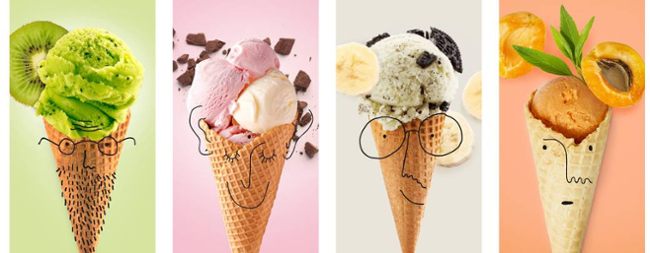 Ariete Party Time Ice Cream Maker 643, červený