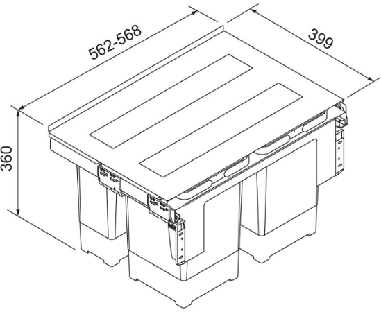 Franke Sorter Garbo 60-3
