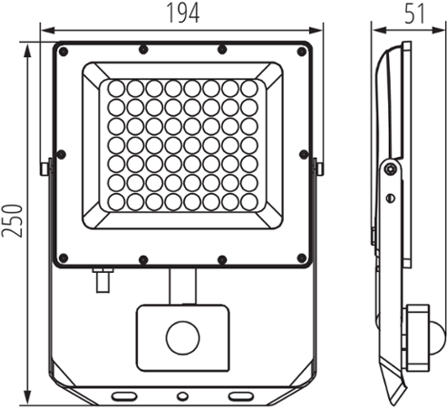 Kanlux ACETE 50W CCT SE GR 38498