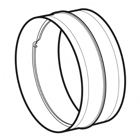 Faber Spojka pro kulaté pot.125 (593)