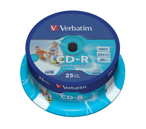 Verbatim CD-R printable 25ks