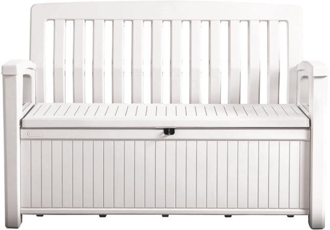 Keter 253818 Patio Bench bílá